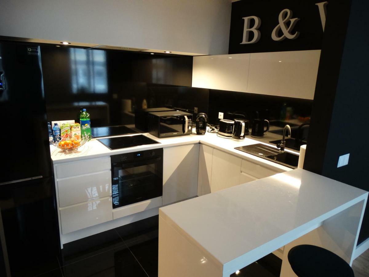 Black&White Apartment- Wierzbowa 5 波兹南 外观 照片